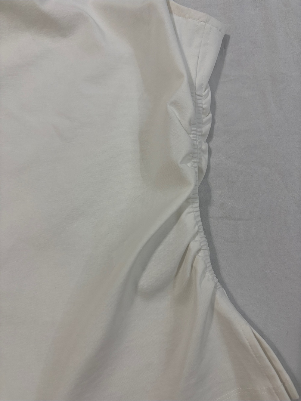 DKNY Petite Ponte White Cowl Neck Sleeveless Tank Top - Picture 3 of 5